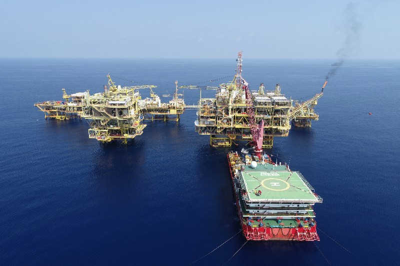An oil and gas platform