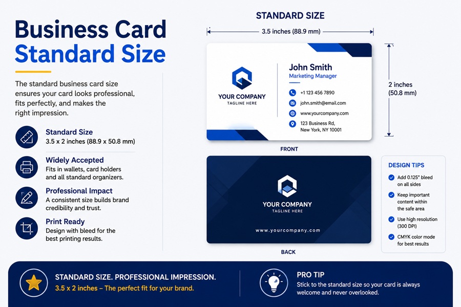 Business Card Standard Size: Everything You Need to Know Before You Print