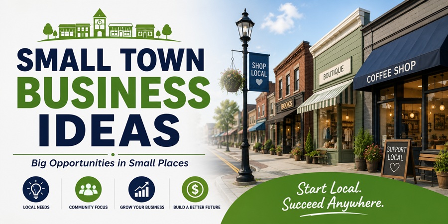 Small Town Business Ideas That Actually Fit the Market
