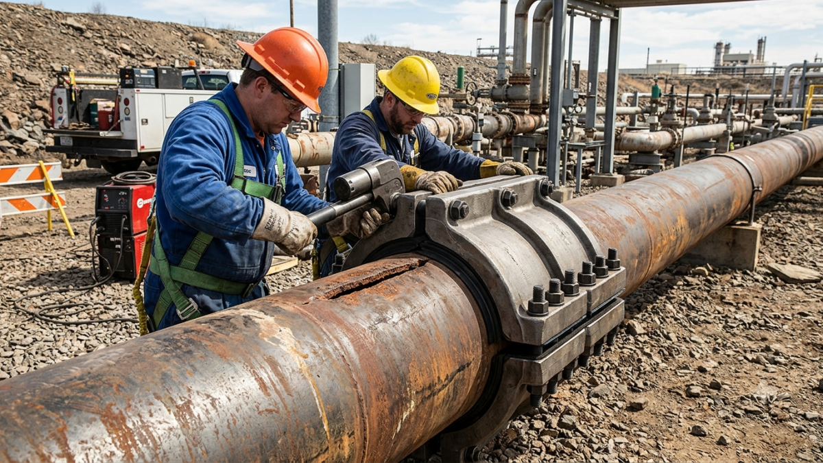 Split Repair Clamp: The Reliable Solution for Fast and Permanent Pipeline Repairs
